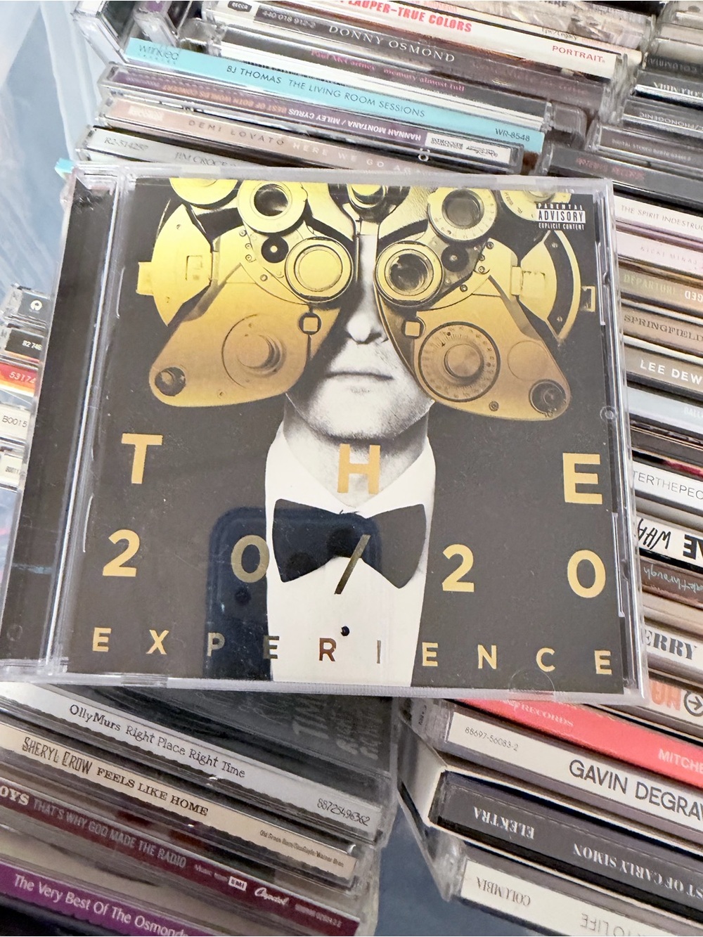 The 20/20 Experience CD — Gold & Black